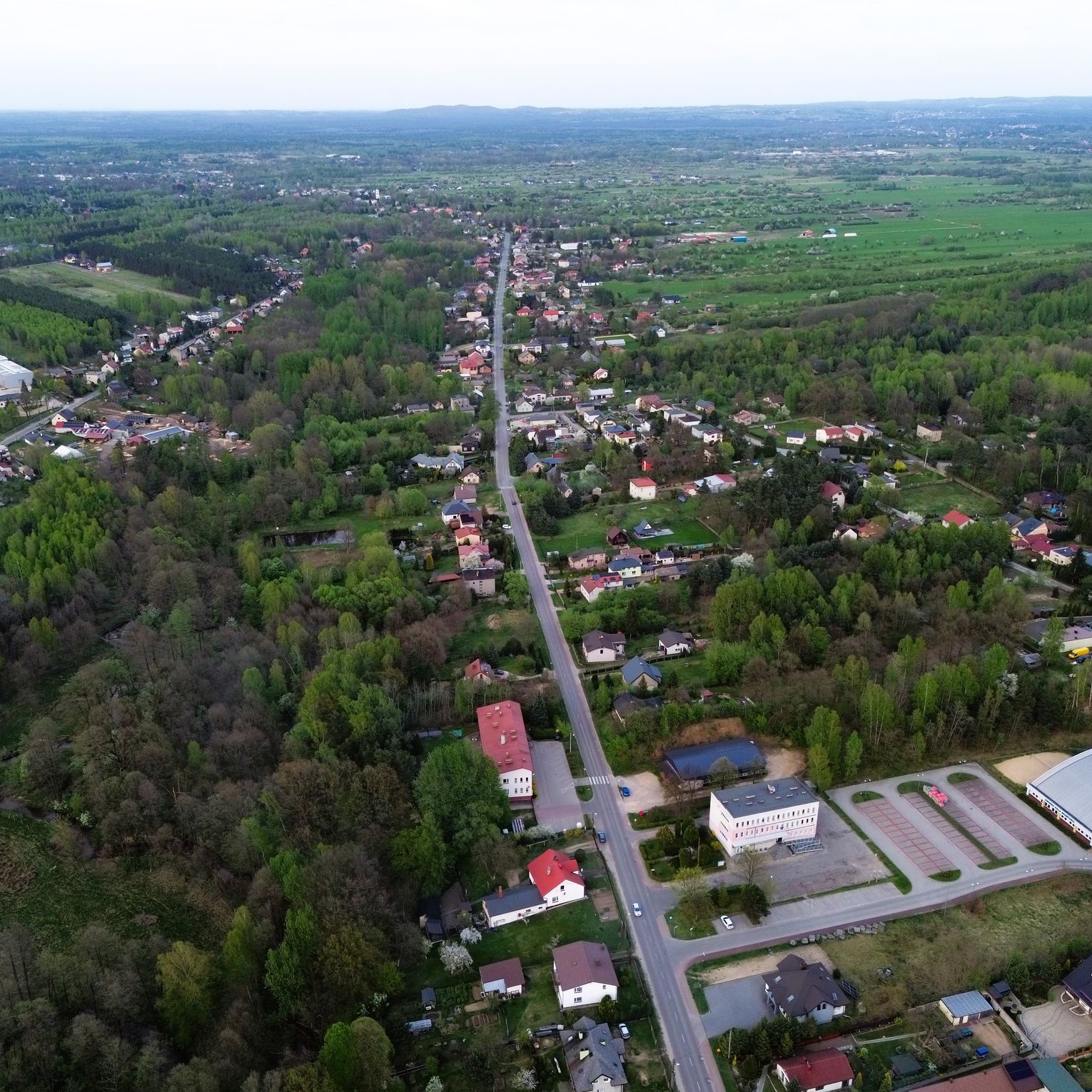 Gmina Kamienica Polska Z Lotu Ptaka