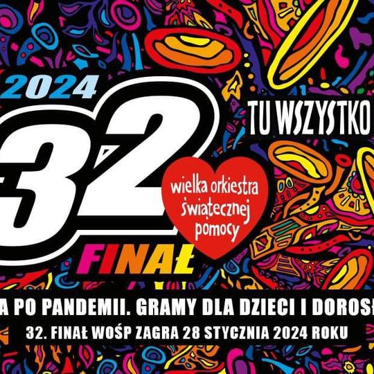 32. Finał Wielkiej Orkiestry Świątecznej Pomocy w Kamienicy Polskiej - zapraszamy!