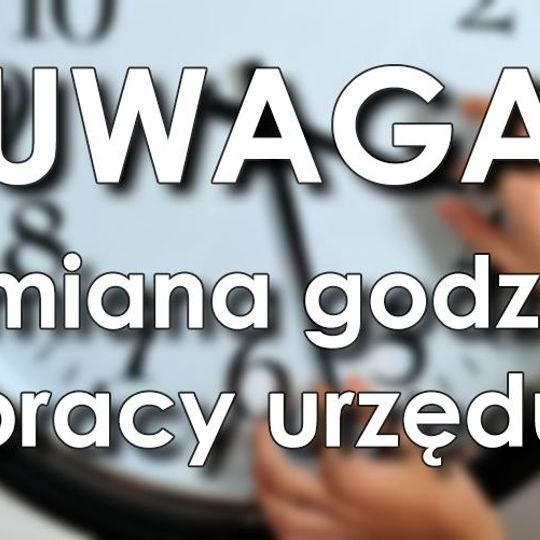 ℹ️ Od 1 września 2024 r. zmiana czasu pracy Urzędu Gminy Kamienica Polska ℹ️