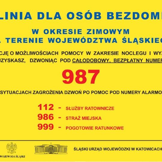 Informacja dotycząca osób w kryzysie bezdomności