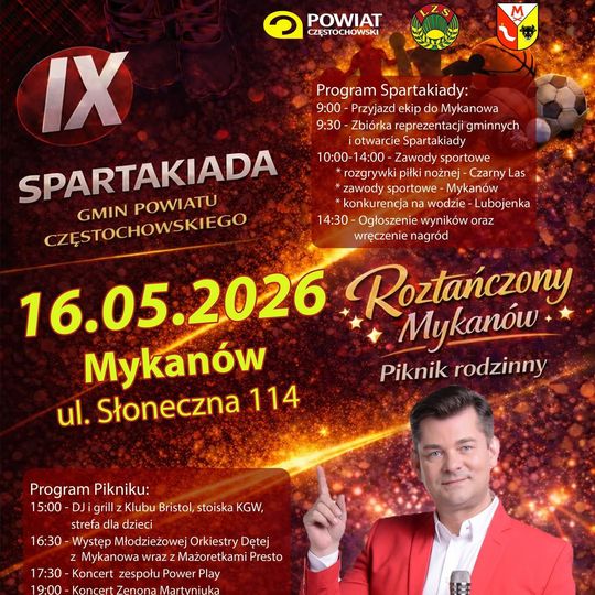 IX Spartakiada Gmin Powiatu Częstochowskiego 2026