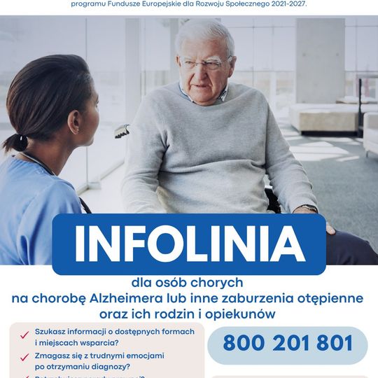 Nowa ogólnopolska infolinia dla osób chorych na Alzheimera i ich opiekunów