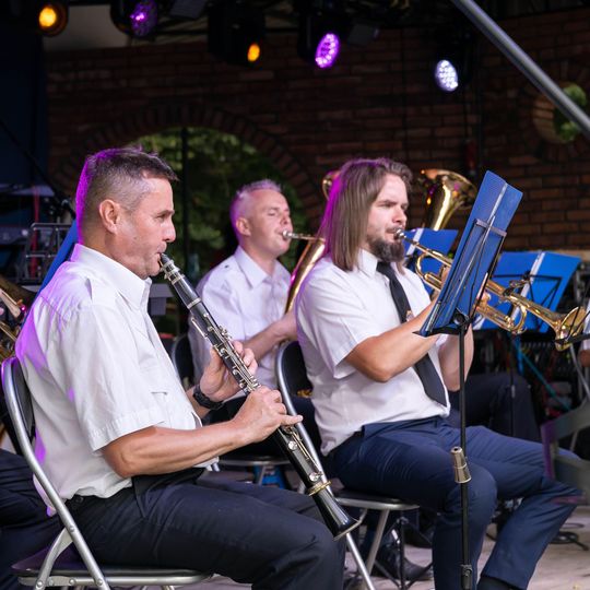 Orkiestra dęta z OSP w Kamienicy Polskiej