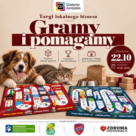 🎲 TARGI LOKALNEGO BIZNESU – Gramy i pomagamy 🎲