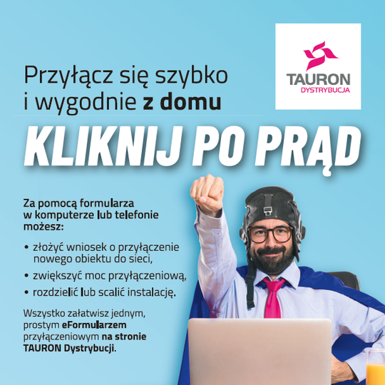 TAURON: ELEKTRONICZNE WNIOSKI O PRZYŁĄCZENIE DO SIECI ENERGETYCZNEJℹ️