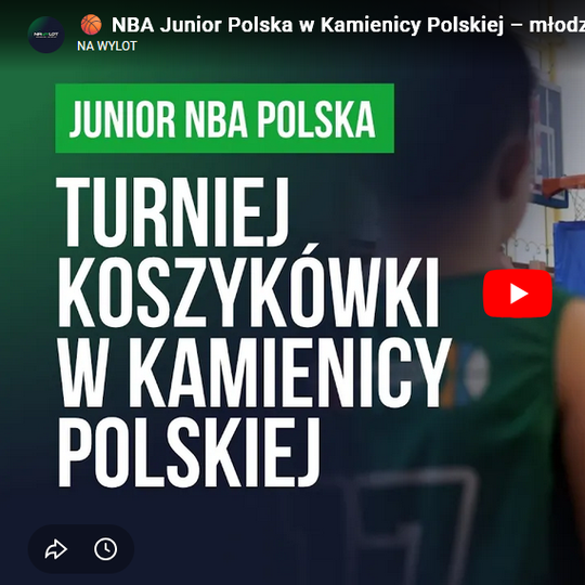 🏀 Turniej Jr. NBA w Kamienicy Polskiej – okiem kamery 🎥 🏀 Turniej Jr. NBA w Kamienicy Polskiej – okiem kamery 🎥