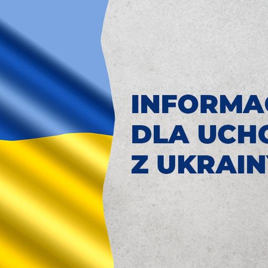 Ulotki  informacyjne dla uchodźców wojennych z Ukrainy