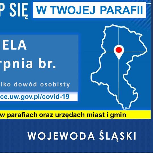 W najbliższą niedzielę szczepienia przy parafii w Kamienicy Polskiej