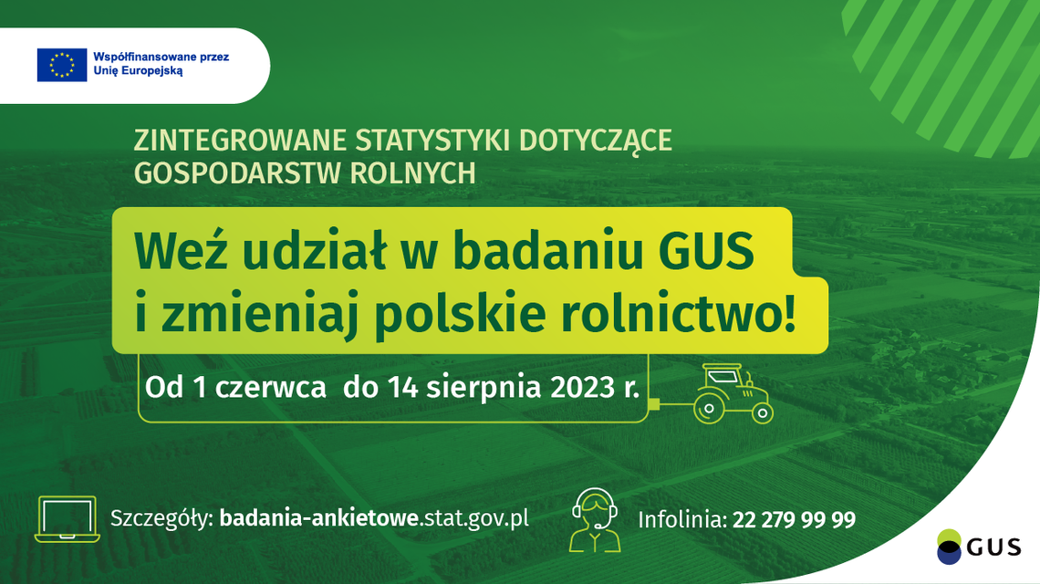 Badanie statystyczne z zakresu rolnictwa ZINTEGROWANE STATYSTYKI DOTYCZĄCE GOSPODARSTW ROLNYCH NA FORMULARZU R-SGR