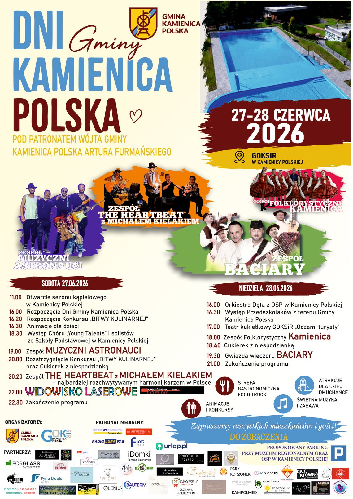 📣 DNI GMINY KAMIENICA POLSKA 2026 – ZAPRASZAMY! 🎉 📣 DNI GMINY KAMIENICA POLSKA 2026 – ZAPRASZAMY! 🎉