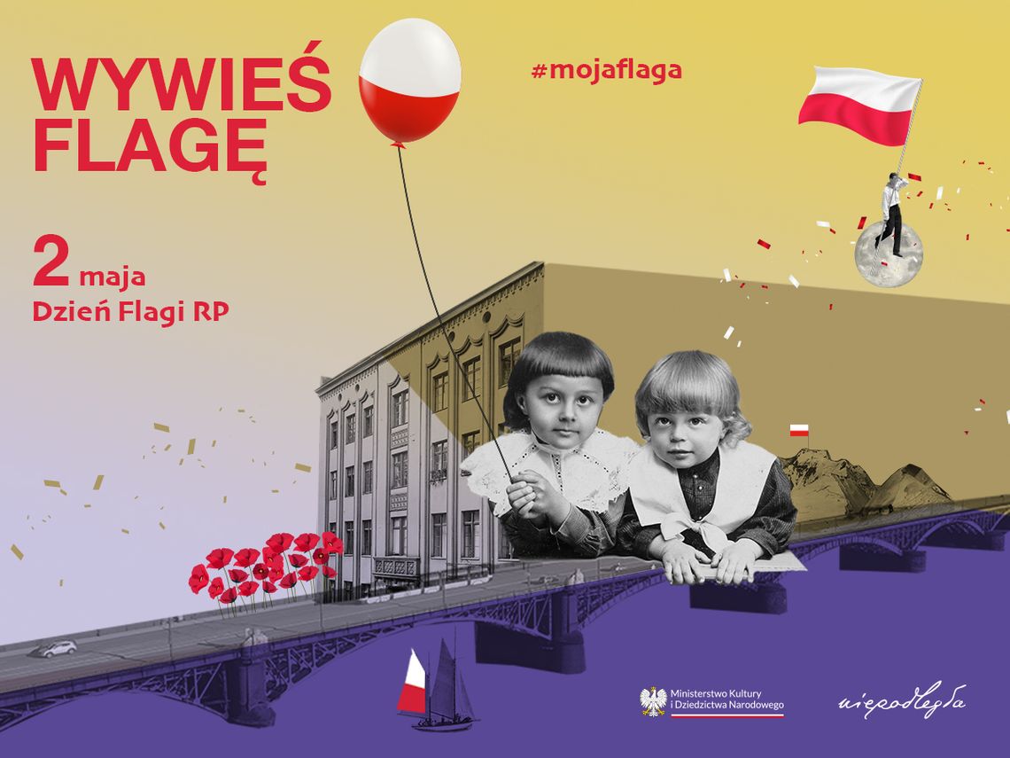 Dzień Flagi Rzeczpospolitej Polskiej - zachęcamy do wywieszenia fagi państwowej w dniu 2 maja