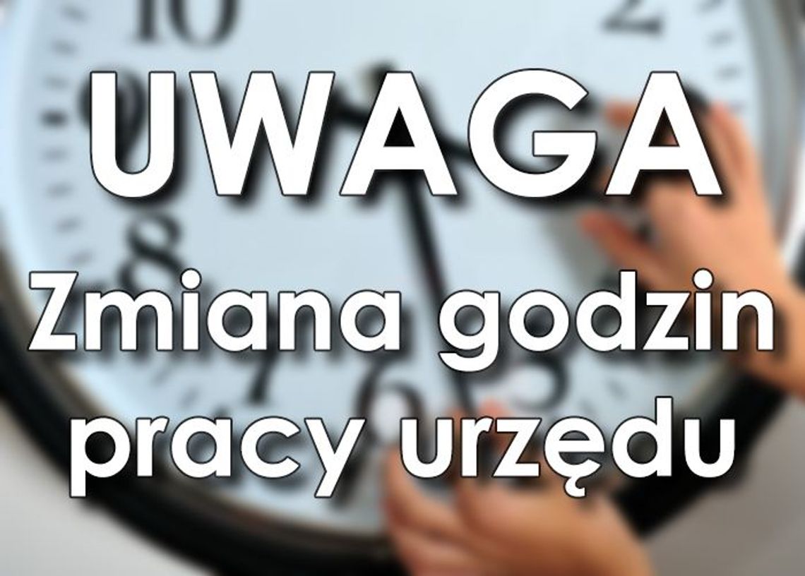 ℹ️ Od 1 września 2024 r. zmiana czasu pracy Urzędu Gminy Kamienica Polska ℹ️