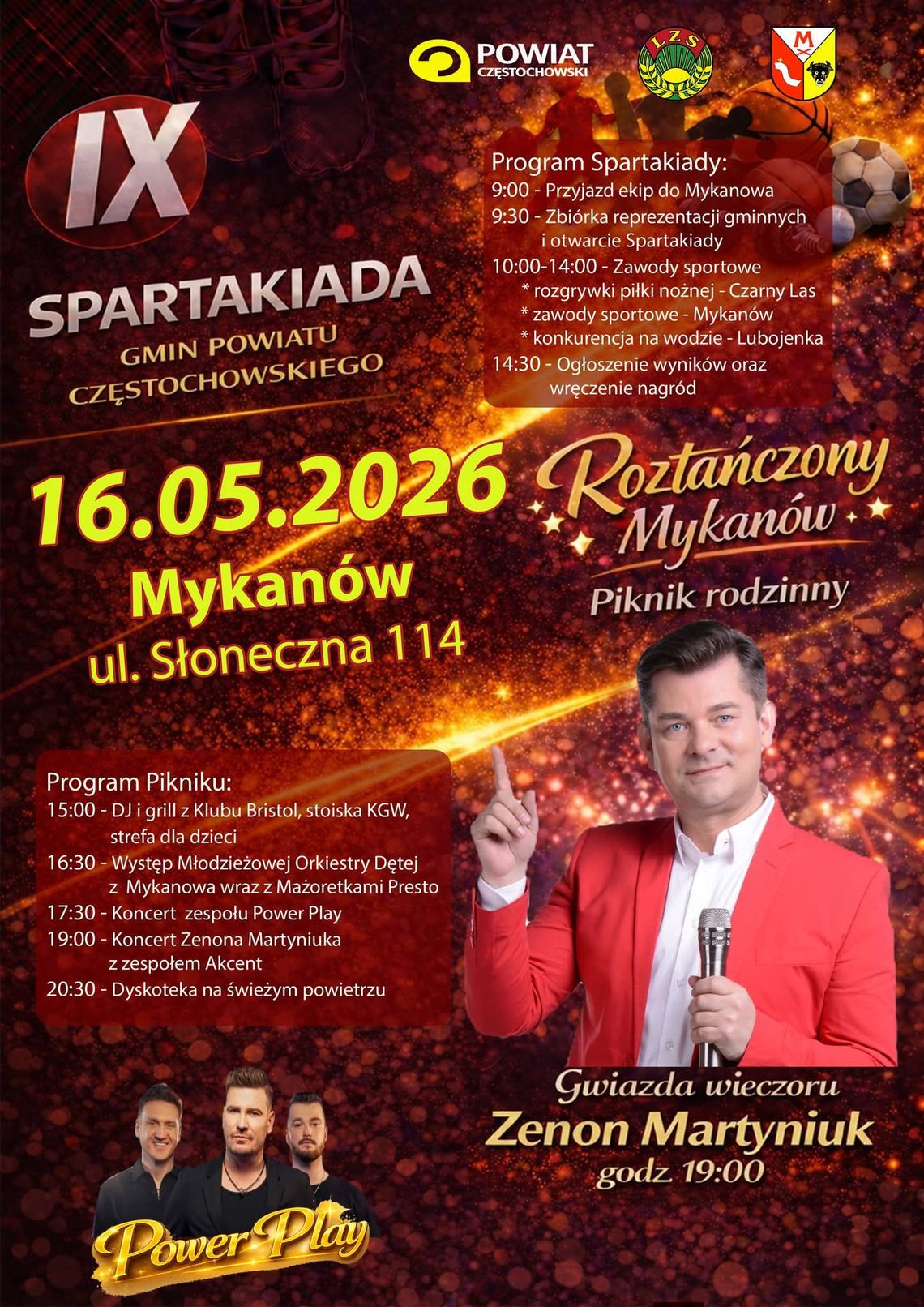 IX Spartakiada Gmin Powiatu Częstochowskiego 2026