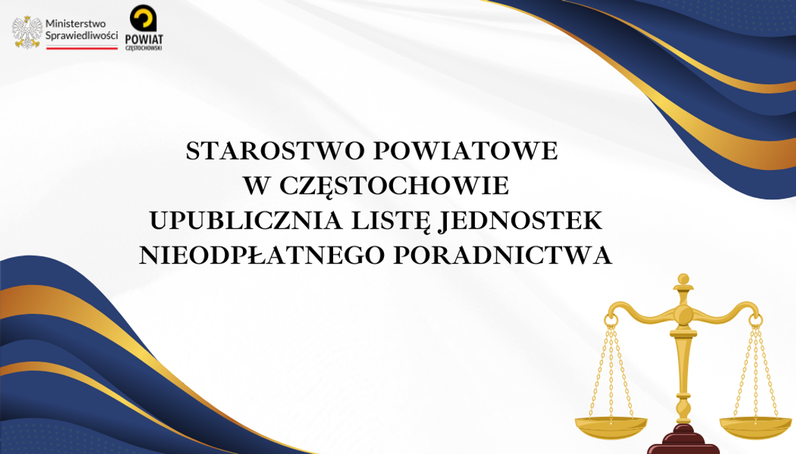 ⚖️ Nieodpłatna pomoc prawna – powiat częstochowski 🤝 ⚖️ Nieodpłatna pomoc prawna – powiat częstochowski 🤝
