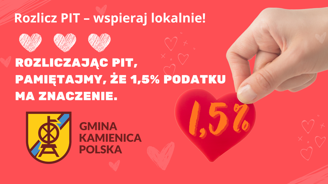Rozliczając PIT, pamiętajmy, że 1,5% podatku ma znaczenie Rozliczając PIT, pamiętajmy, że 1,5% podatku ma znaczenie