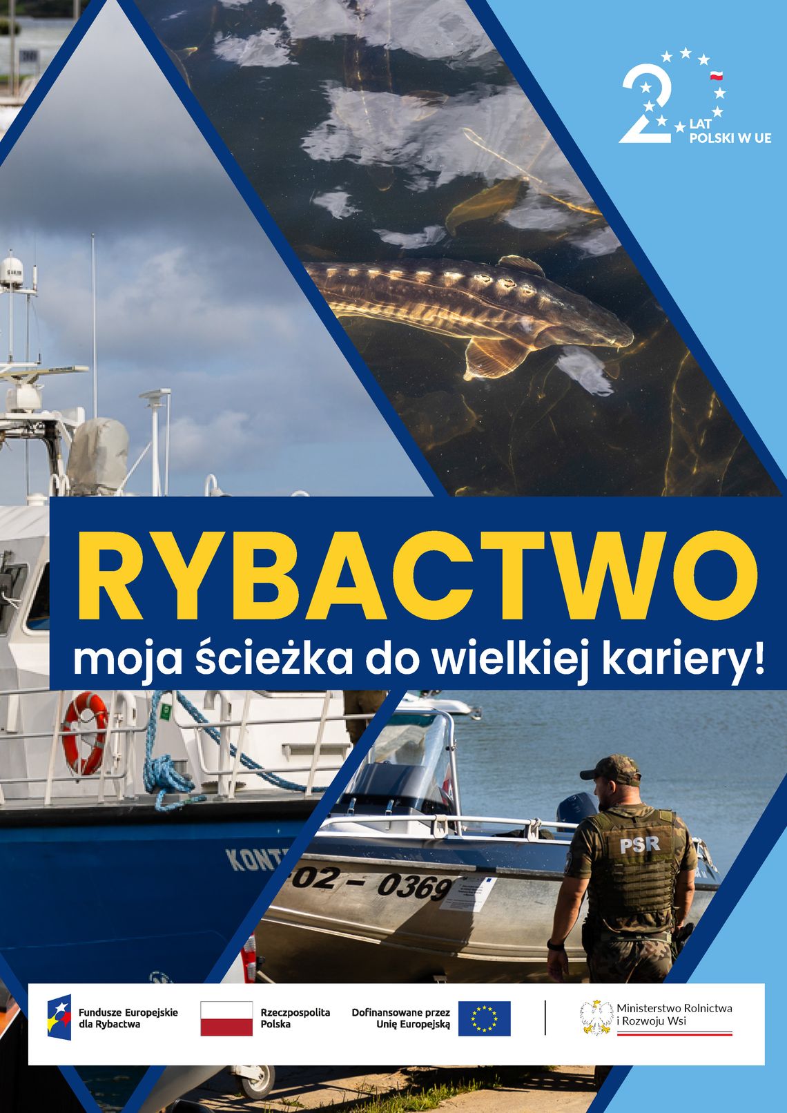 „Rybactwo – moja ścieżka do wielkiej kariery” – publikacja dotycząca zawodów związanych z rybactwem w kontekście wsparcia finansowego z programu Fundusze Europejskie dla Rybactwa (FER )