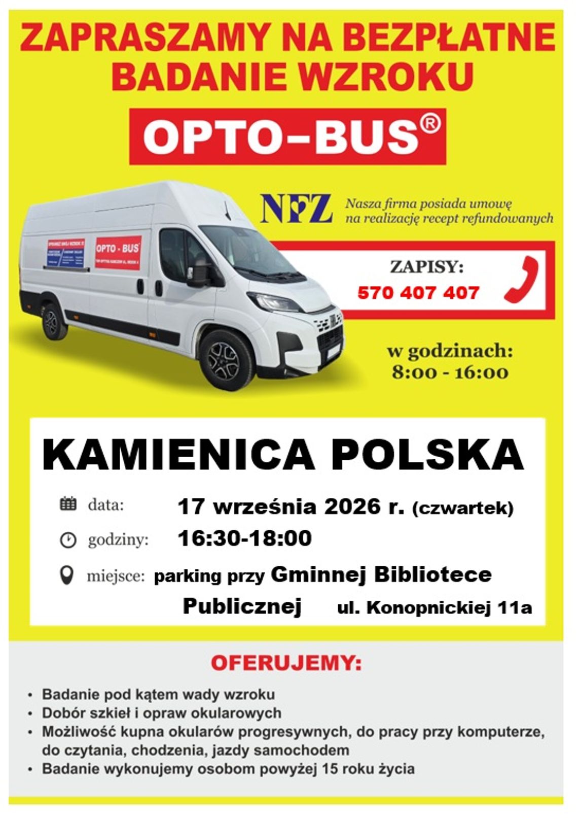 ❗Zaproszenie na bezpłatne badanie wzroku ❗ ❗Zaproszenie na bezpłatne badanie wzroku ❗