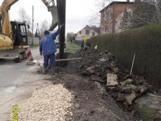 Przebudowa sieci wodociągowej w Kamienicy Polskiej, Osinach i Zawadzie