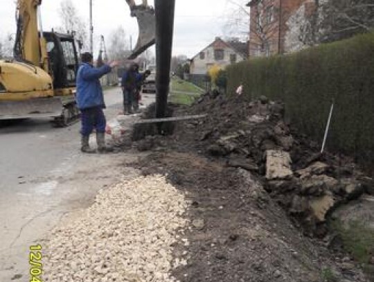 Przebudowa sieci wodociągowej w Kamienicy Polskiej, Osinach i Zawadzie