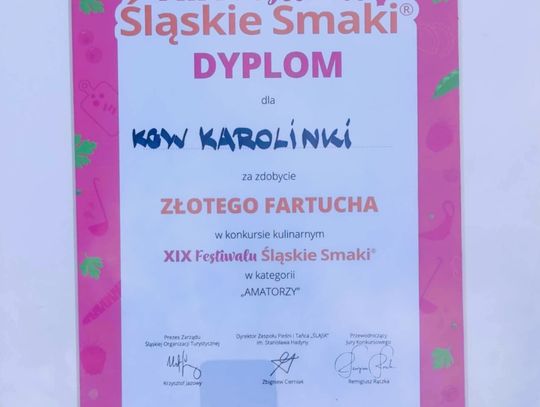 XIX Festiwal "Śląskie Smaki" 2025 – Nowoczesne Koło Gospodyń i Gospodarzy Wiejskich "Karolinki" na podium!
