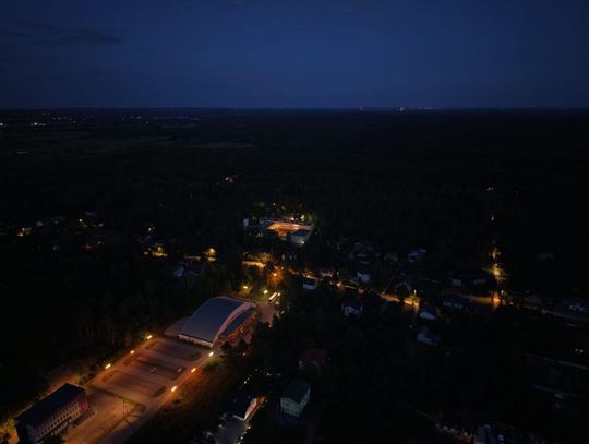 Widok z lotu ptaka na Kamienicę Polską Widok z lotu ptaka na Kamienicę Polską