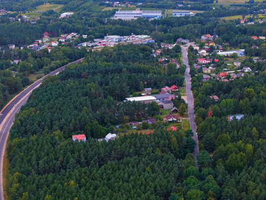 Widok z lotu ptaka na Romanów