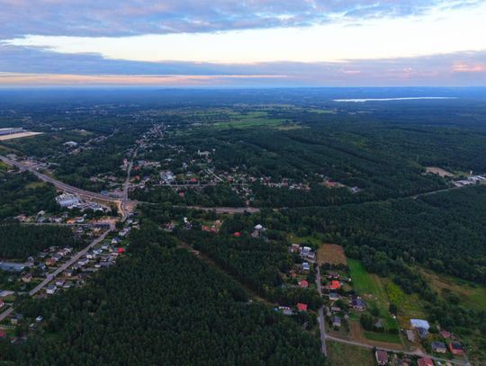 Widok z lotu ptaka na Rudnik Wielki Widok z lotu ptaka na Rudnik Wielki