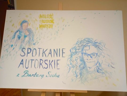 Spotkanie autorskie z Barbarą Sochą w Gminnej Bibliotece Publicznej w Kamienicy Polskiej