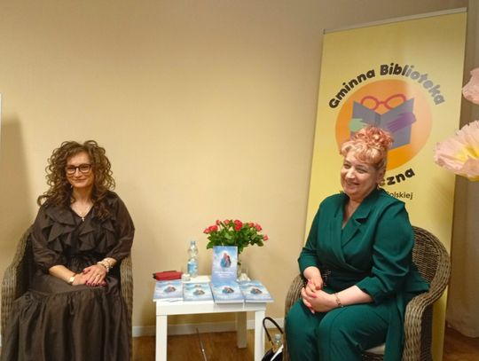 Spotkanie autorskie z Barbarą Sochą w Gminnej Bibliotece Publicznej w Kamienicy Polskiej