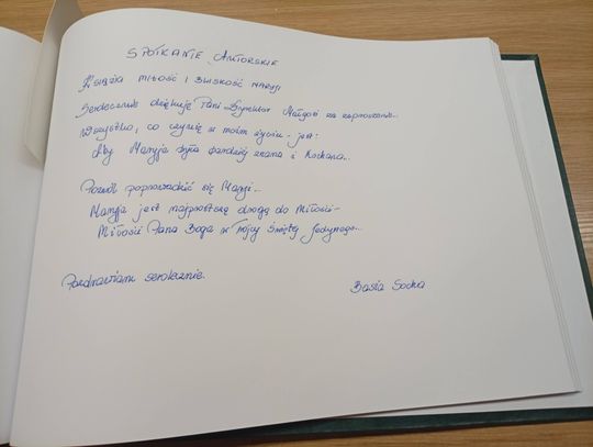 Spotkanie autorskie z Barbarą Sochą w Gminnej Bibliotece Publicznej w Kamienicy Polskiej